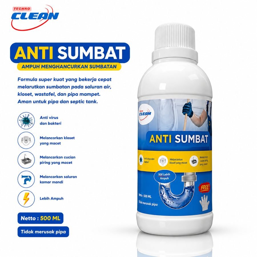 Techno Cleaner Anti Sumbat 500ml