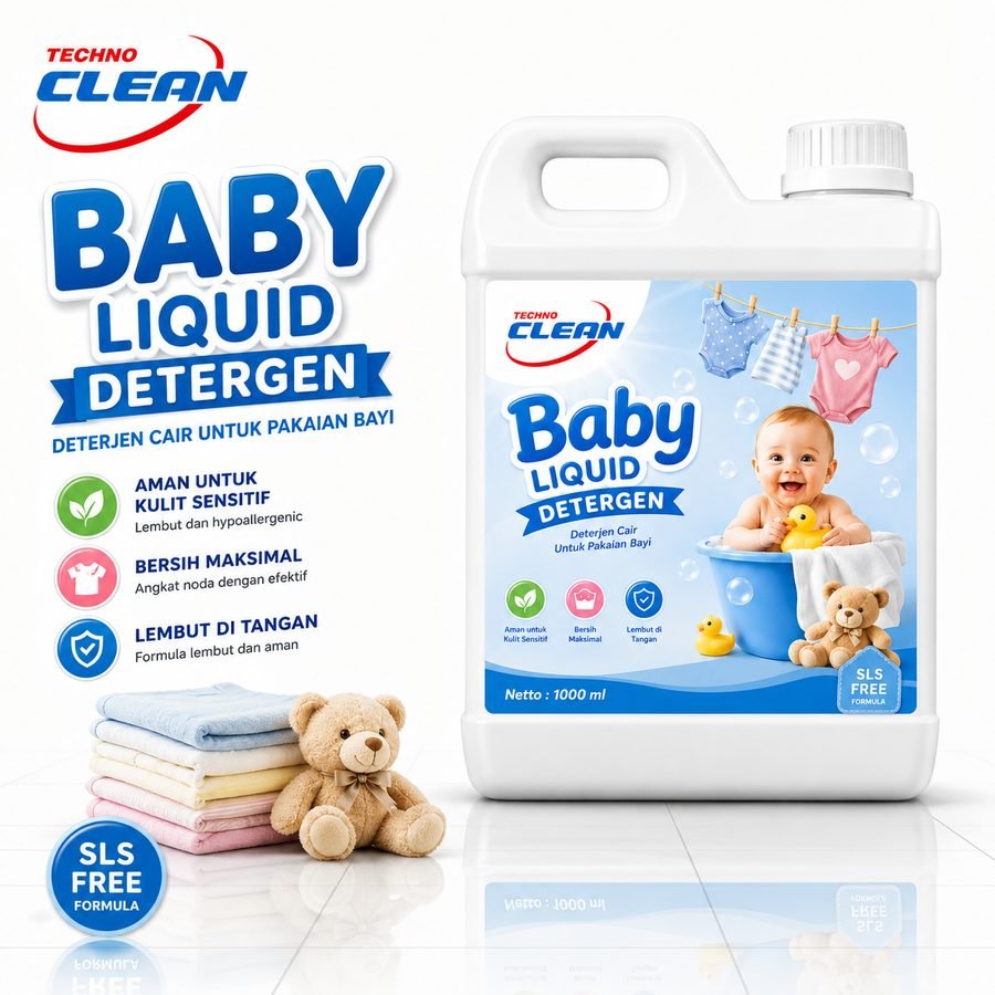 Techno Cleaner Baby Liquid Detergen 1 Liter
