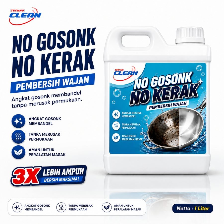 Techno Cleaner No Gosonk No Kerak 1 Liter